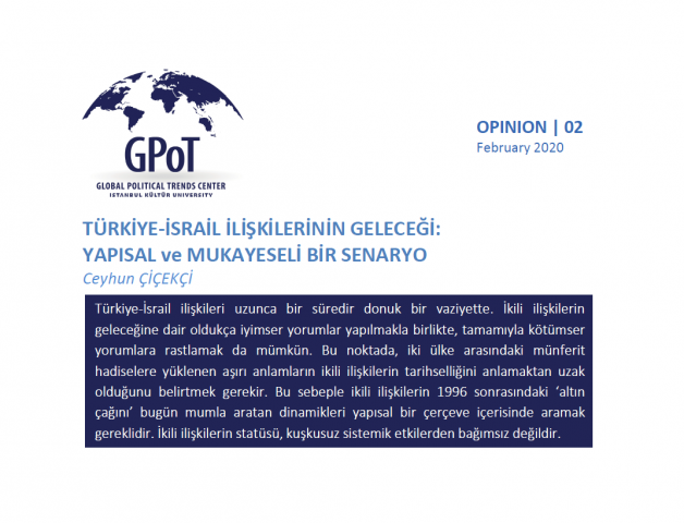 Türkiye-İsrail İlişkilerinin Geleceği: Yapısal ve Mukayeseli Bir Senaryo