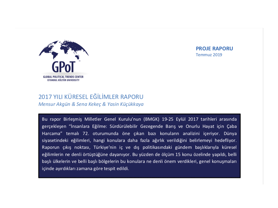 GPoT Küresel Eğilimler Raporu Görsel