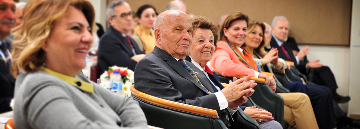 Fahamettin Akıngüç is in the protocol with his family.