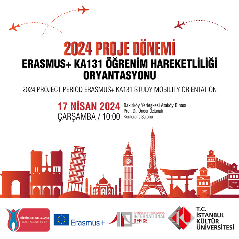 2024 Proje Dönemi Erasmus+ KA131 Öğrenim Hareketliliği Oryantasyonu