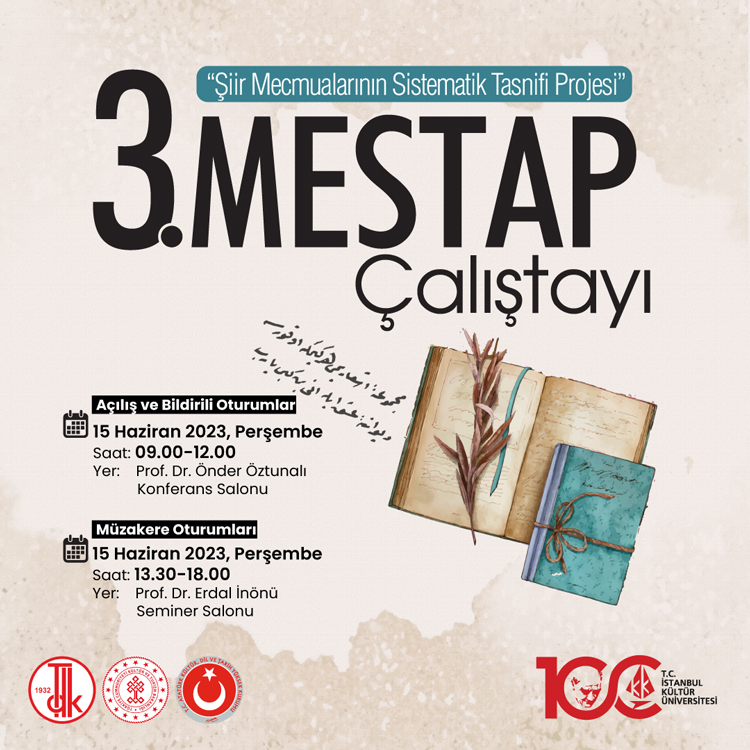 \"3. MESTAP (Şiir Mecmualarının Sistematik Tasnifi Projesi) Çalıştayı\"