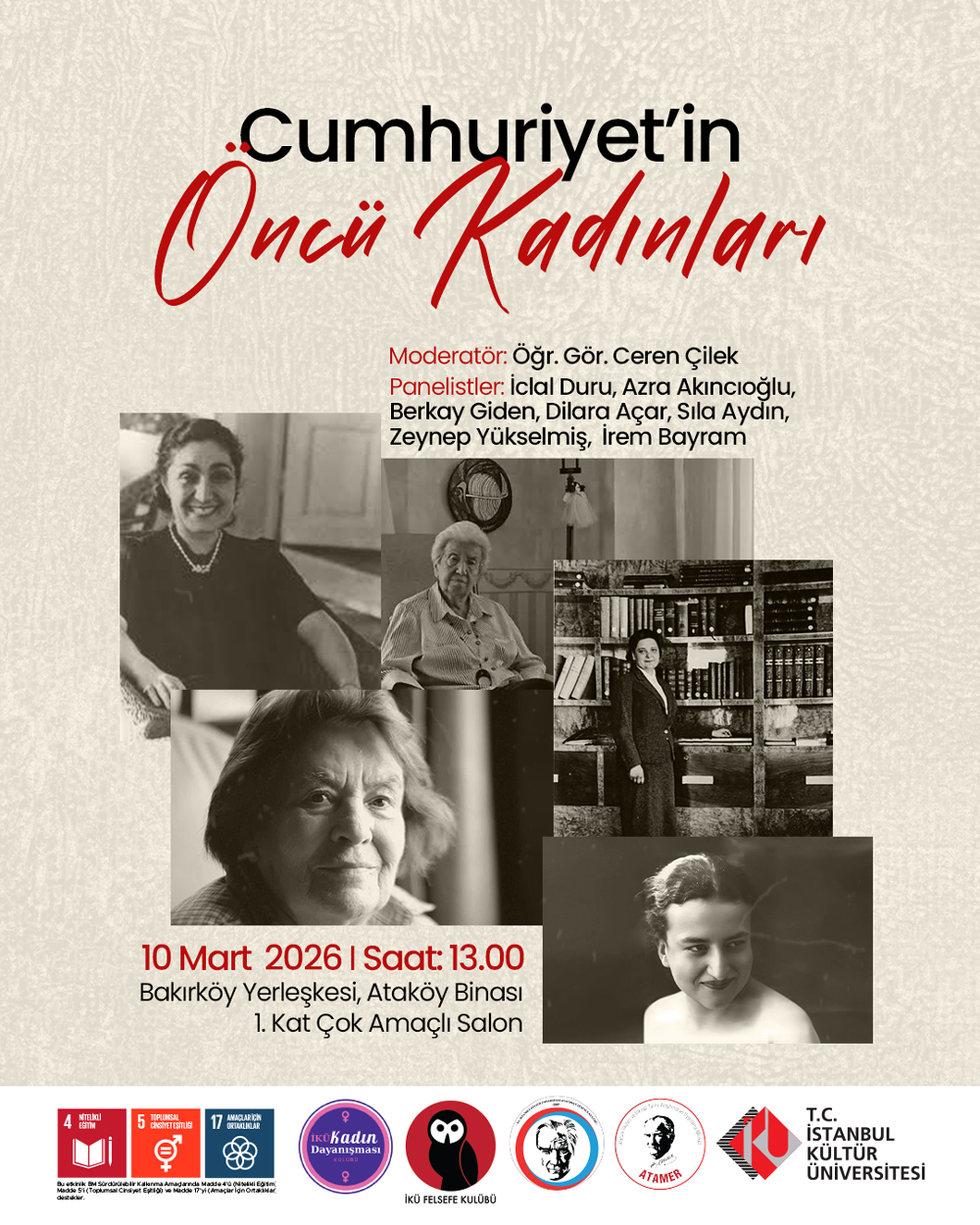 \"Cumhuriyet'in Öncü Kadınları\"