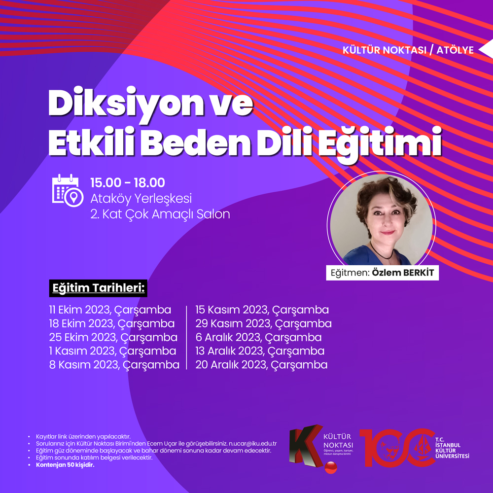 \"Diksiyon ve Etkili Beden Dili Eğitimi\"