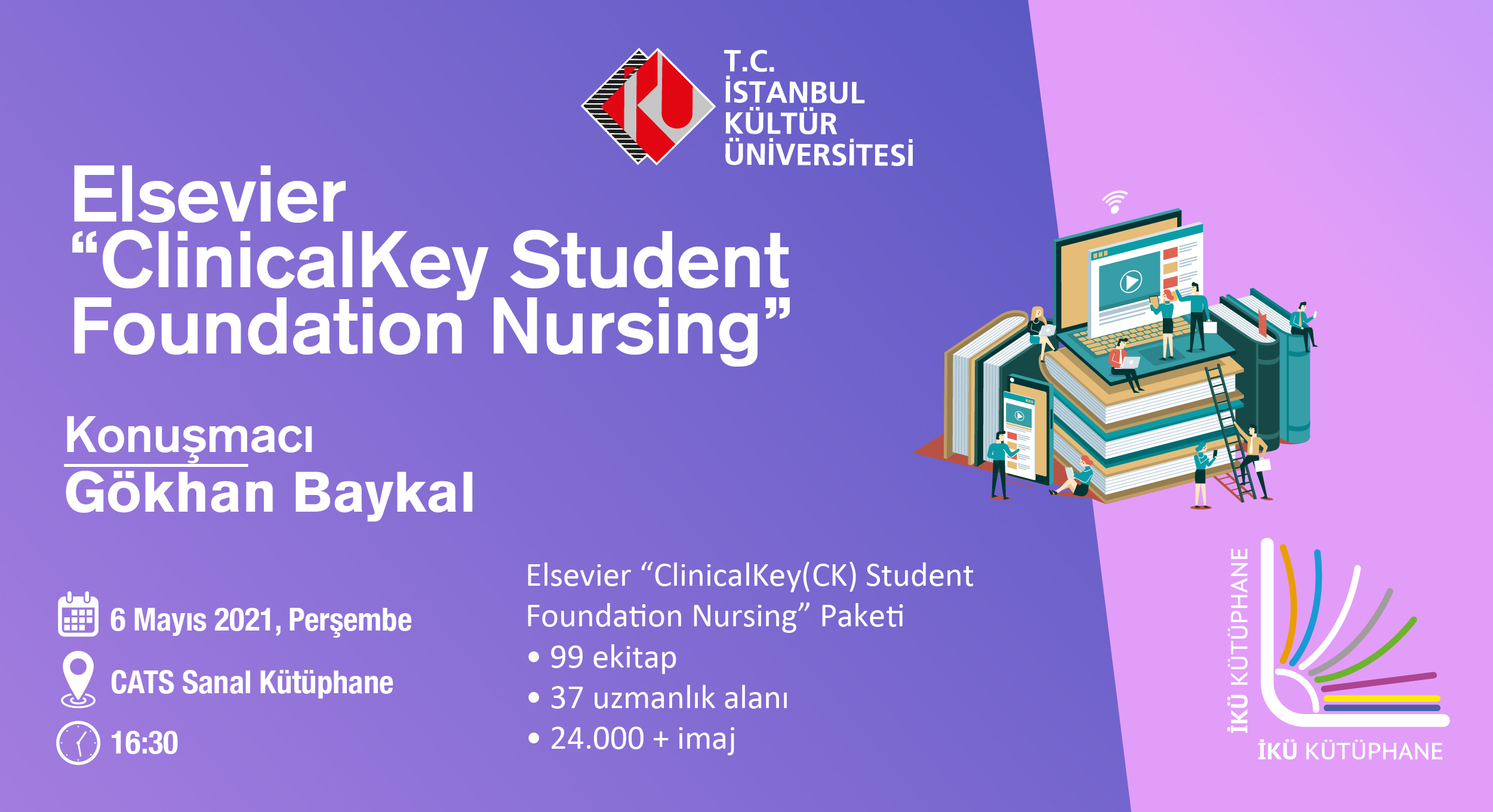 \"ClinicalKey Student Foundation Nursing Kullanıcı Eğitimi\"