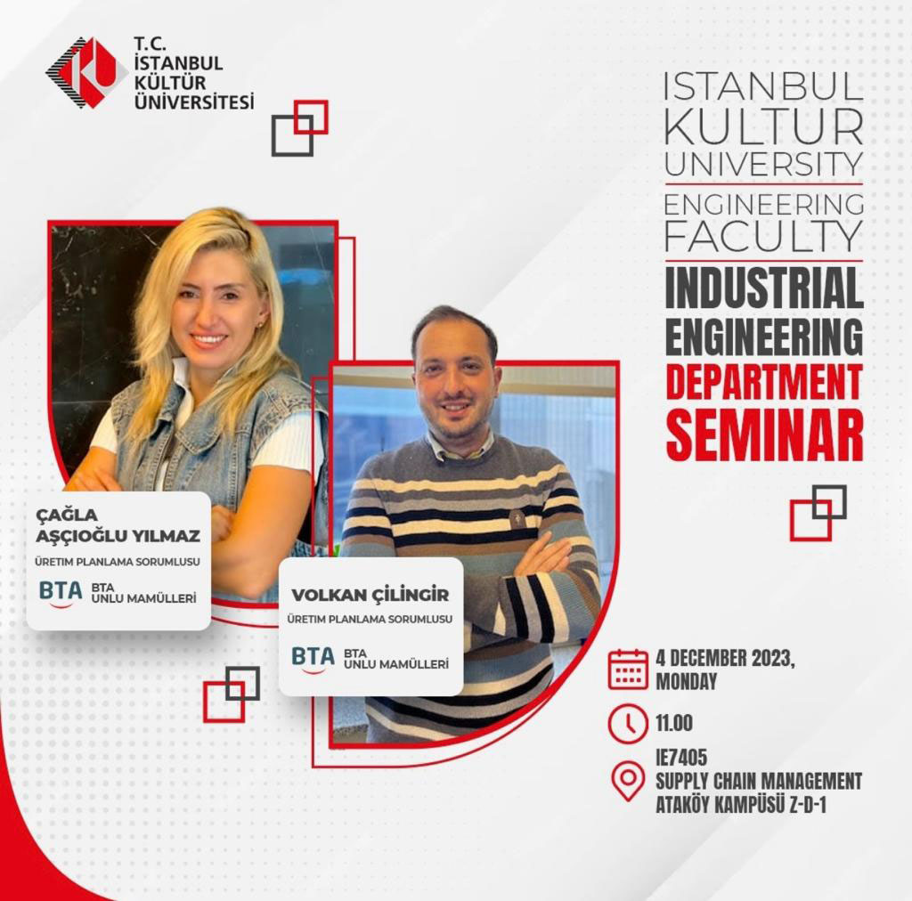 Endüstri Mühendisliği Bölüm Semineri
