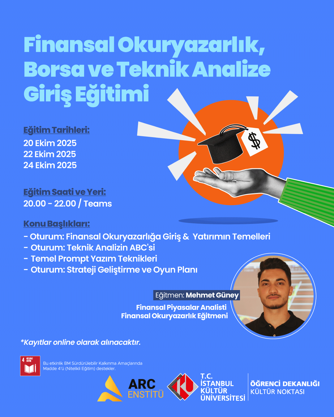 \"Finansal Okuryazarlık, Borsa ve Teknik Analize Giriş Eğitimi\"