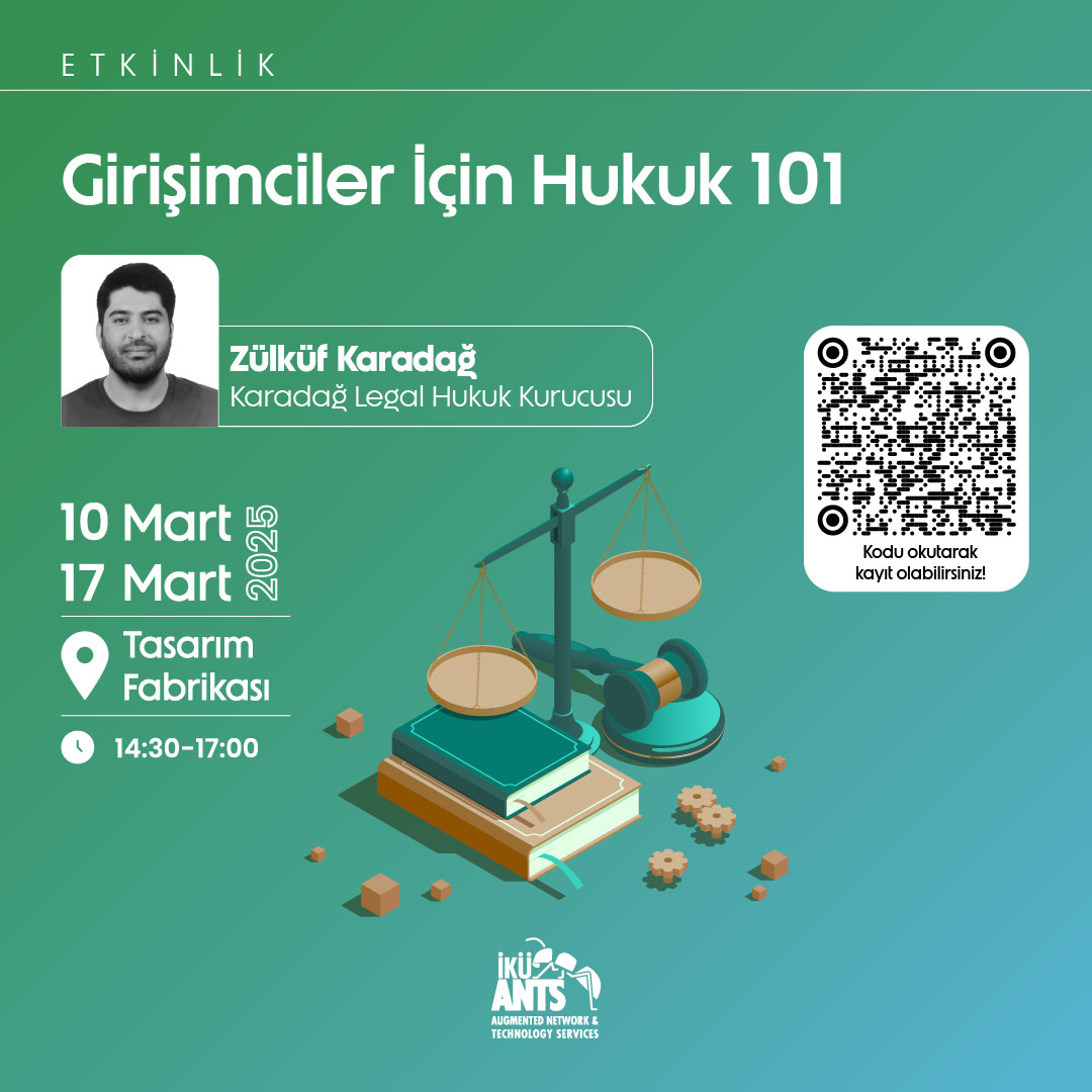 \"Girişimciler için Hukuk 101\" Eğitimi