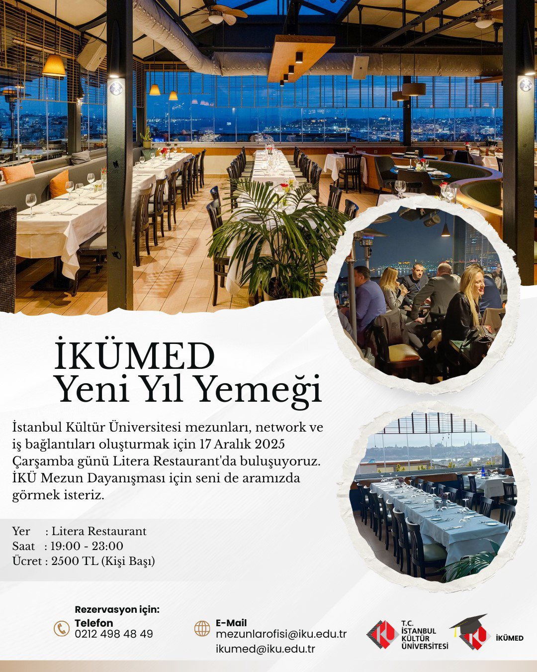 İKÜMED Yeni Yıl Yemeği