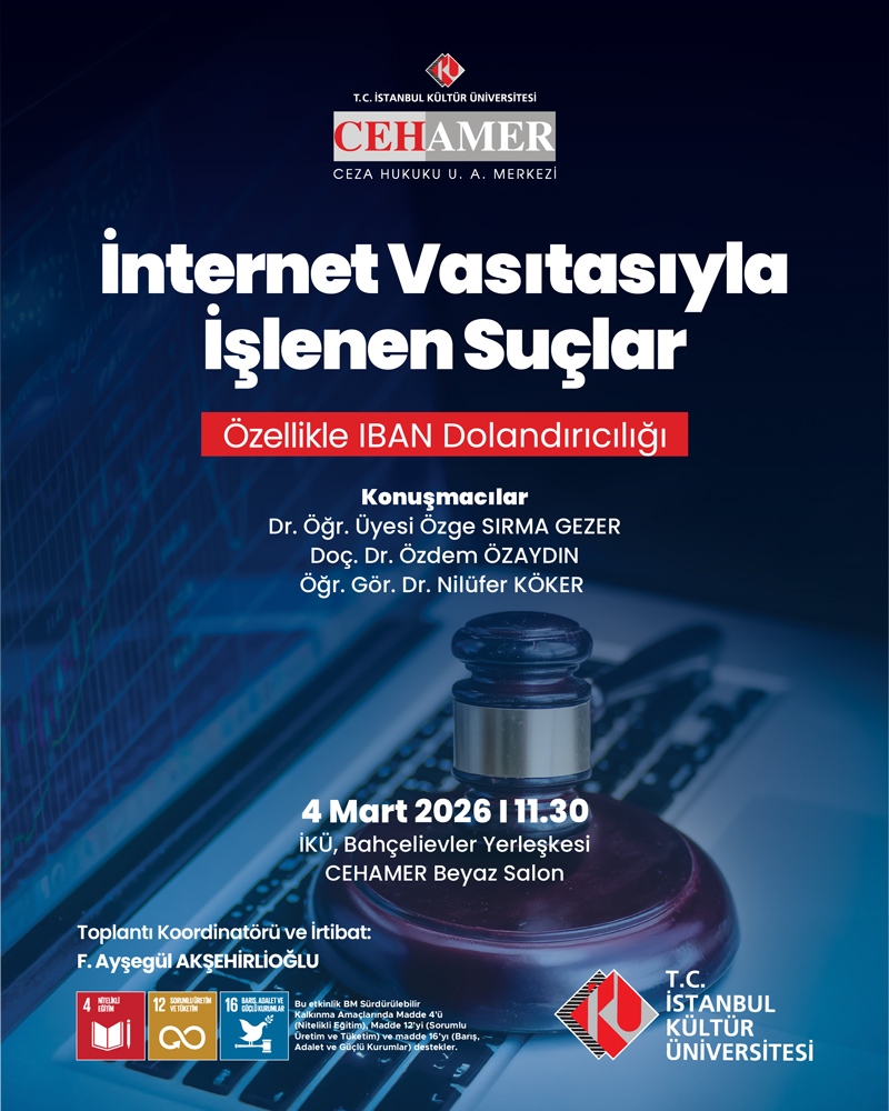 \"İnternet Vasıtasıyla İşlenen Suçlar\"