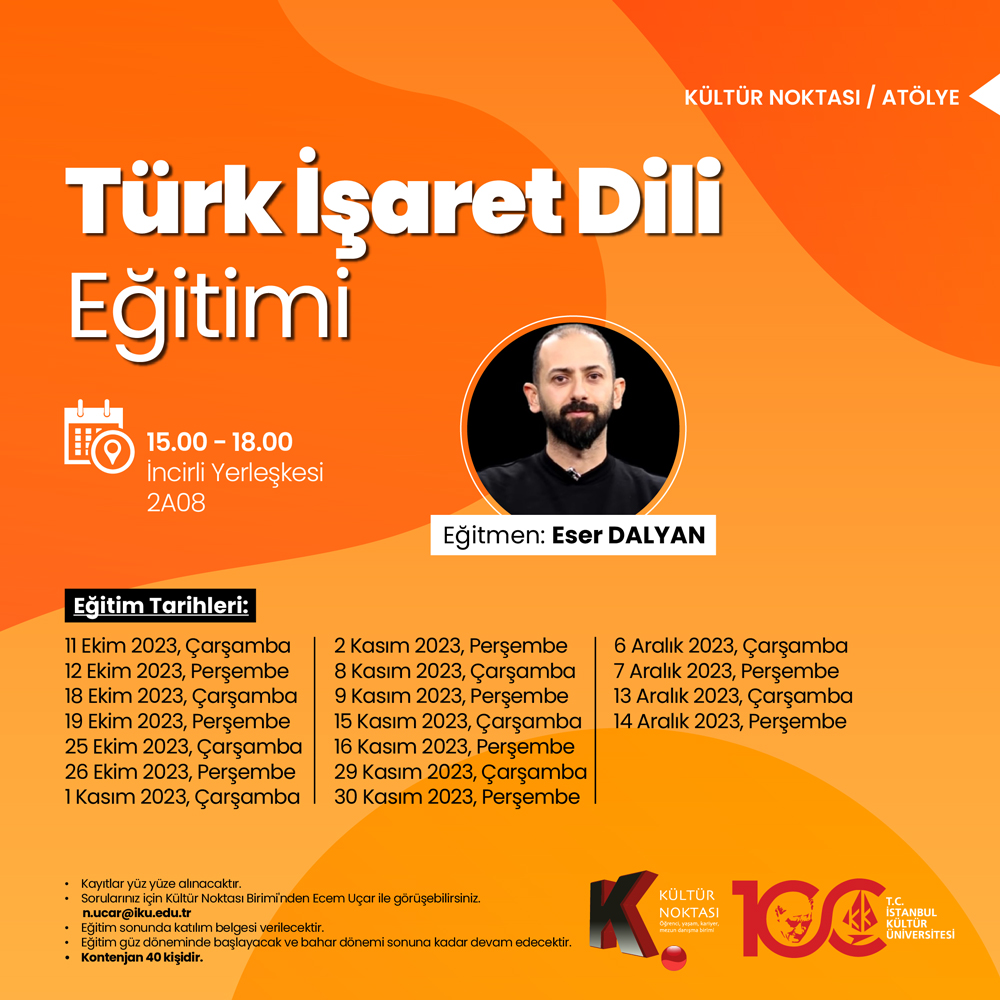 \"Türk İşaret Dili Eğitimi\" (İncirli)