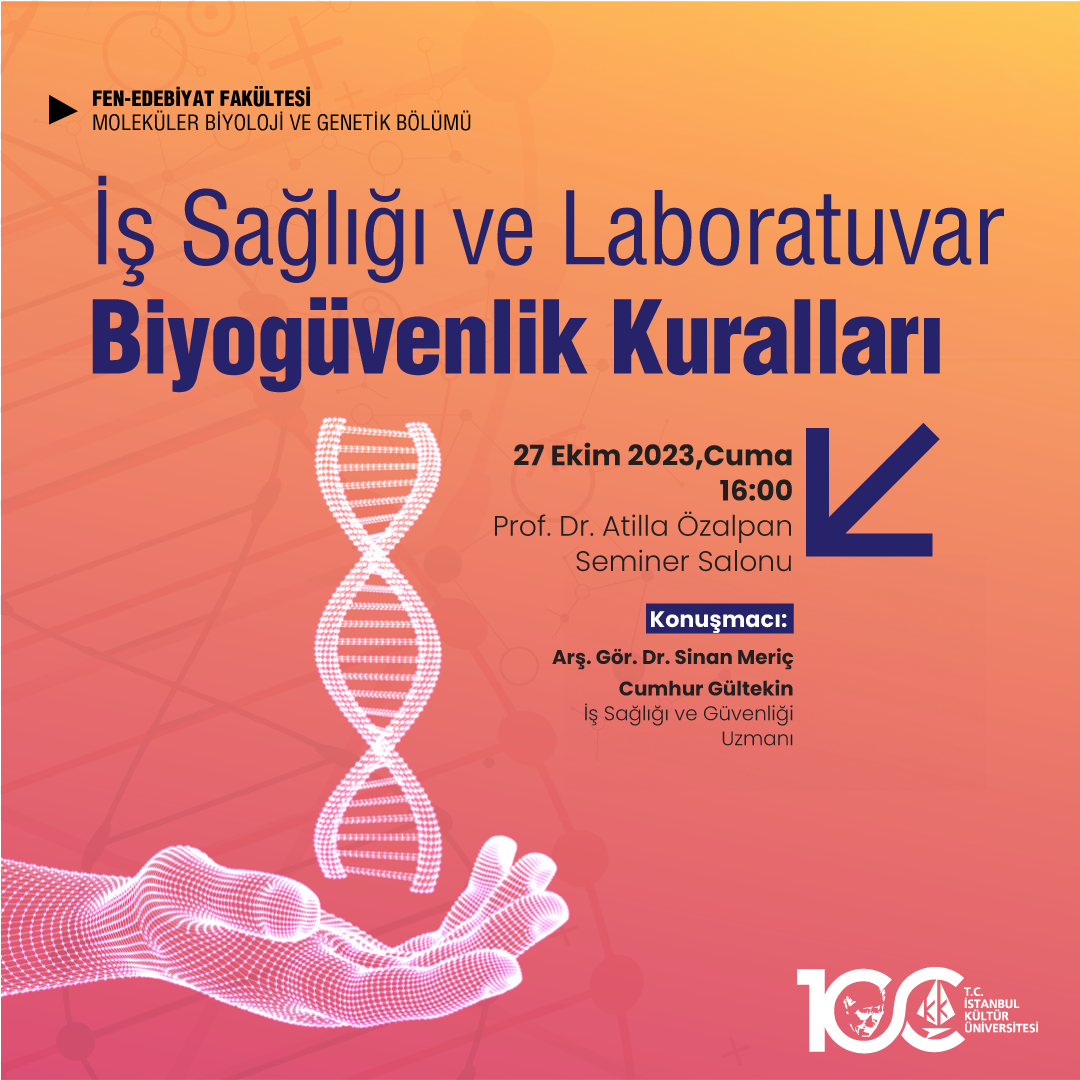 \"İş Sağlığı ve Laboratuvar Biyogüvenlik Kuralları\"