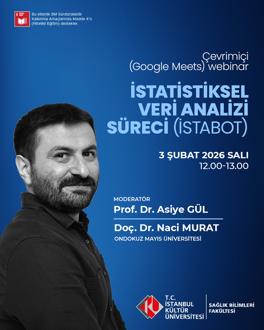\"İstatistiksel Veri Analizi Süreci (İSTABOT)\" Webinarı