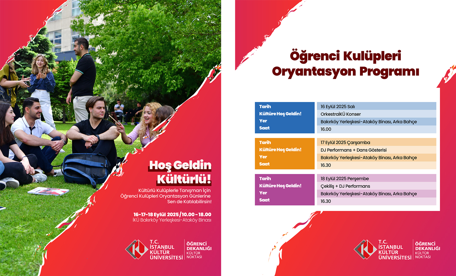2025-2026 Akademik Yılı Öğrenci Kulüpleri Oryantasyon Programı
