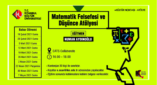 “Matematik Felsefesi ve Düşünce Atölyesi”