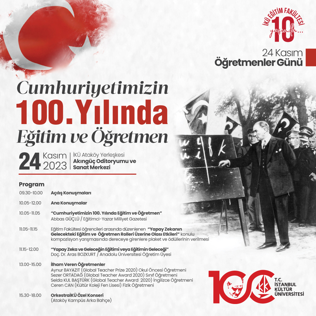 \"24 Kasım Öğretmenler Günü\" Programı