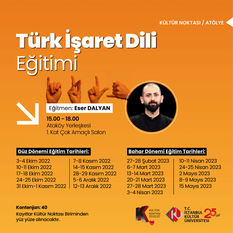 \"Türk İşaret Dili Eğitimi\"