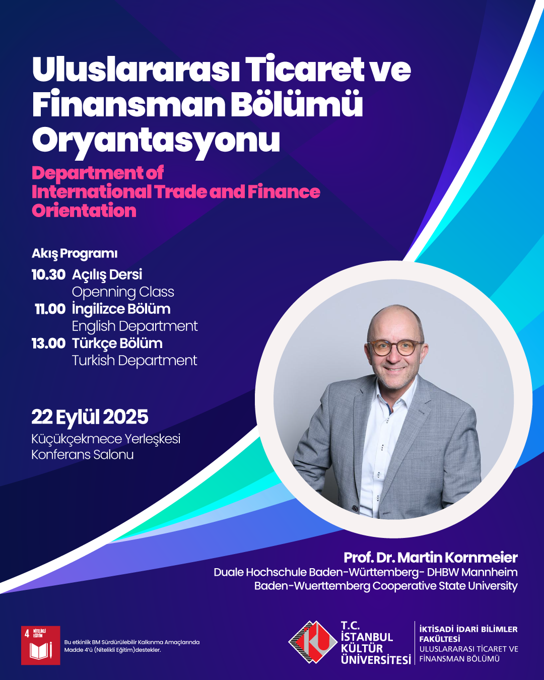 Uluslararası Ticaret ve Finansman Bölümü Oryantasyonu