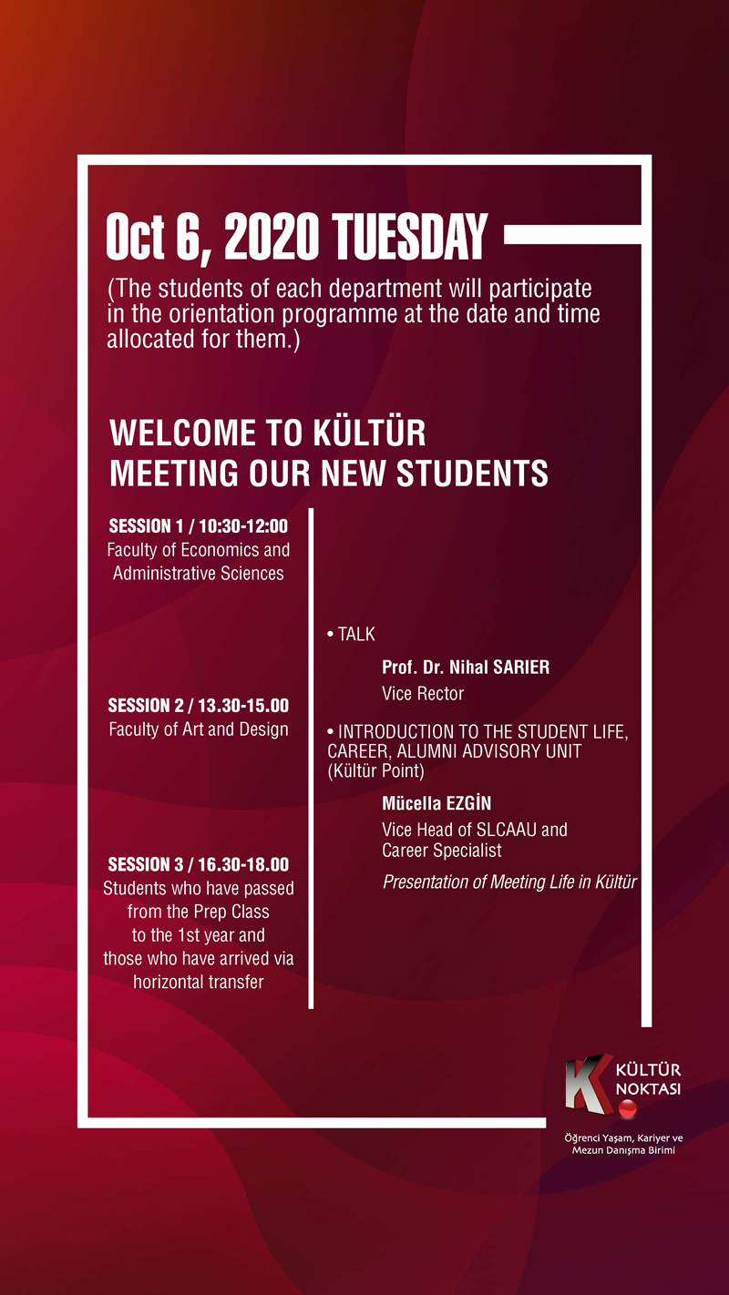 2020-2021 Kültür Point Orientation Program