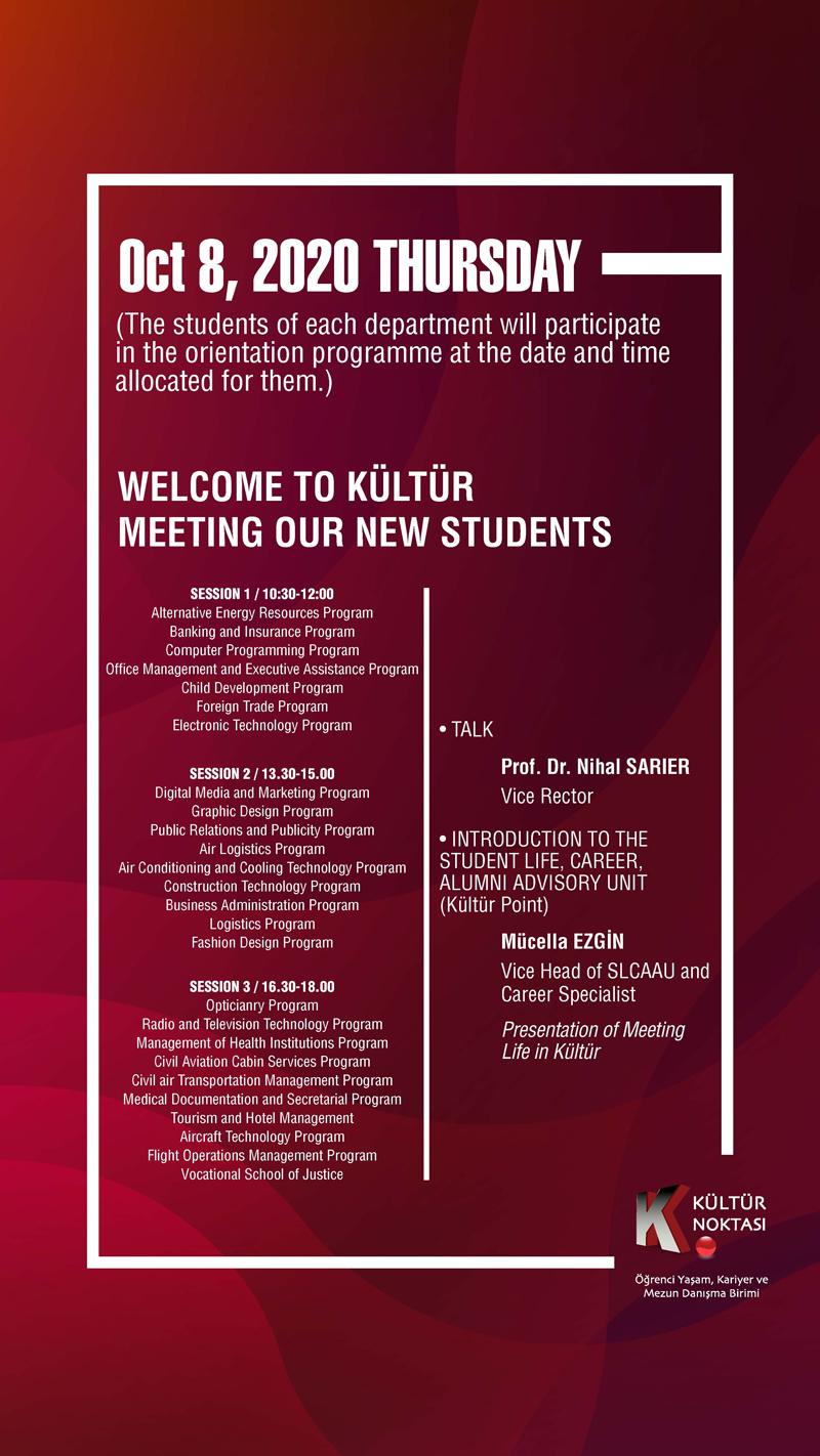 2020-2021 Kültür Point Orientation Program