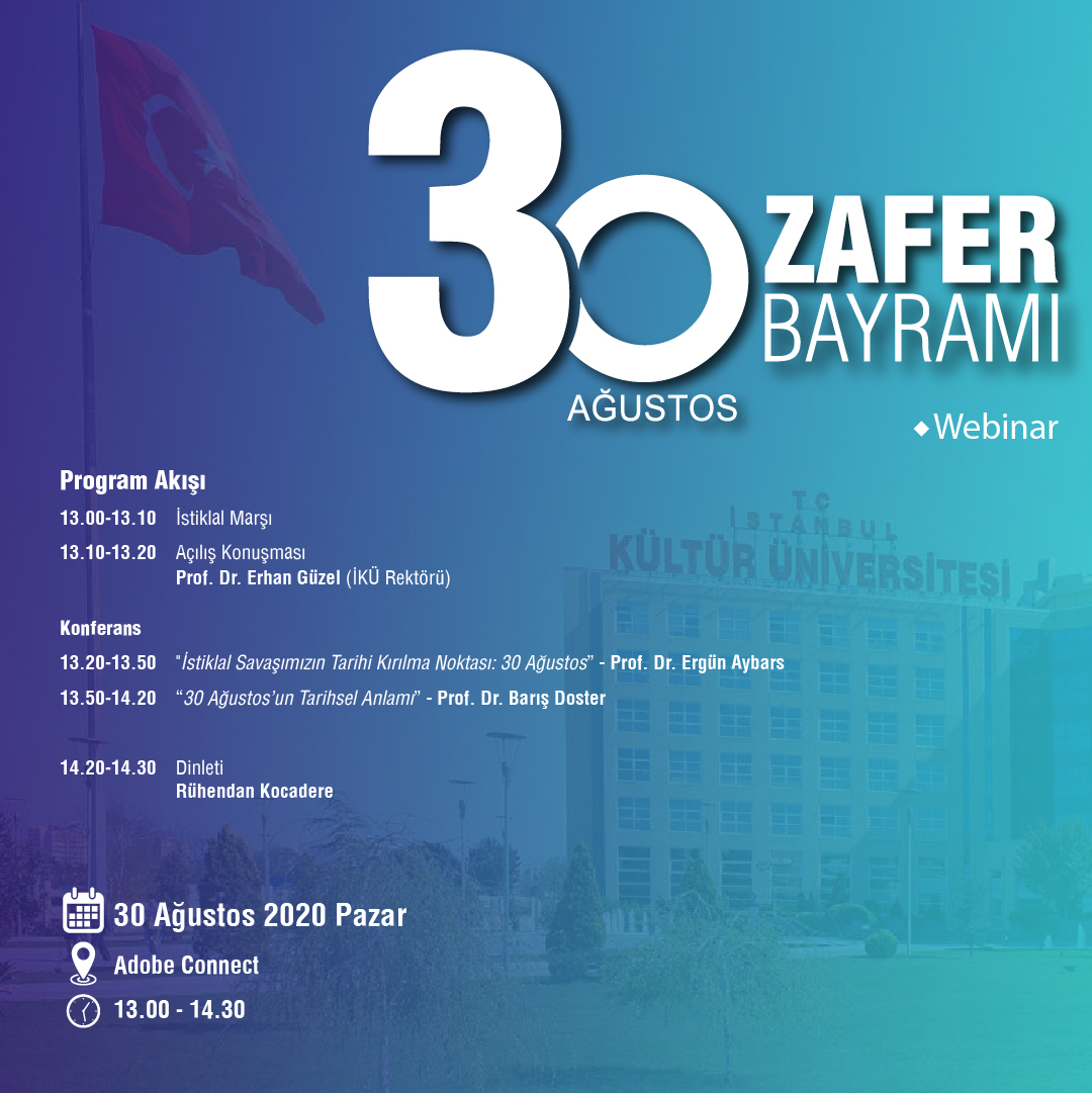 30 Ağustos Zafer Bayramı Etkinlik Programı