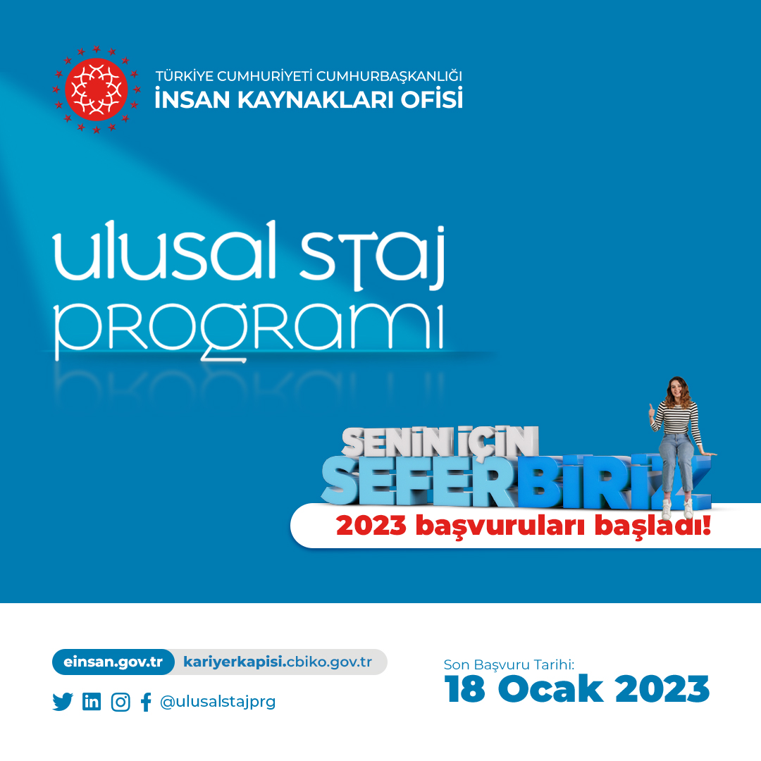 Ulusal Staj Programı 2023
