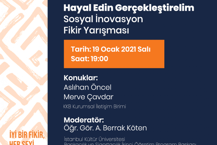 “Hayal Edin Gerçekleştirelim” Sosyal İnovasyon Fikir Yarışması