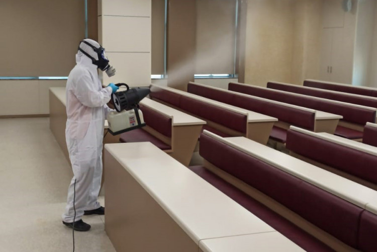 OUR CAMPUSES WERE DECONTAMINATED BY ULV SYSTEM