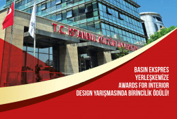 İKÜ Basın Ekspres Yerleşkesine İç Mekan Tasarımı Ödülü