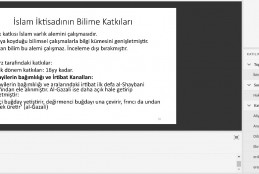 “İslam İktisadı Bilimsel Araştırma Programı ve Bilime Katkıları”