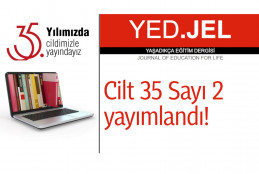 Yaşadıkça Eğitim Dergisi'nin 35. Cilt 2. Sayısı Yayınlandı