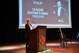 İstanbul Kültür Üniversitesi Atatürk'ü Aramızdan Ayrılışının 83. Yılında Andı