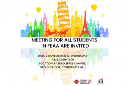 ERASMUS+ AND INTERNATIONAL STUDENTS WELCOME MEETING