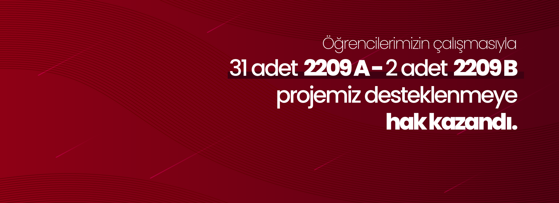 33 Öğrenci Projemize TÜBİTAK Desteği